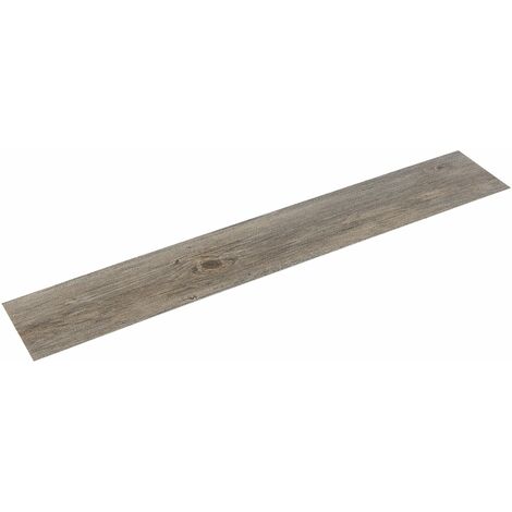 Revêtement de sol adhésif PVC vinyle 7 pièces 0,975 m² chêne scié (1/4)