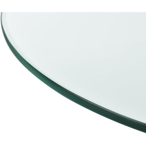 Plateau Rond De Table En Verre Trempé, Verre Circulaire Transparent
