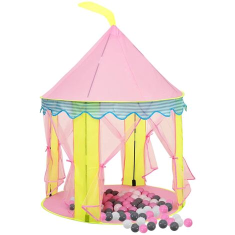 Tente de jeu pour enfant avec 200 balles colorées