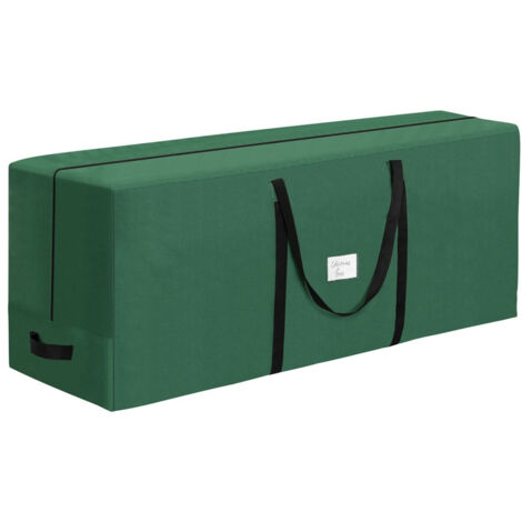 Housse De Rangement Pour Sapin De Noël - Sac De Transport 155x47x73 Cm, Tissu Oxford 600D, Rouge, Ouverture Large, Sangle