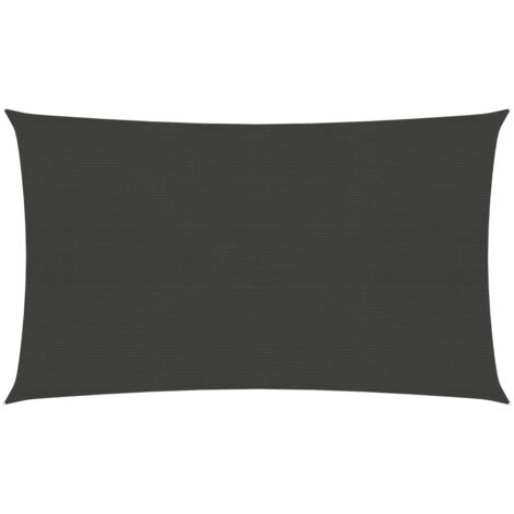 Voile d'ombrage 160 g/m² 5 x 8 m pehd anthracite (1/5)