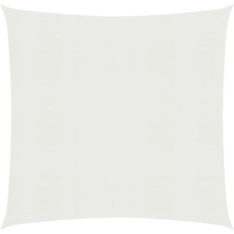 Voile d'ombrage 160 g/m² PEHD 2,5 x 2,5 m blanc (1/5)