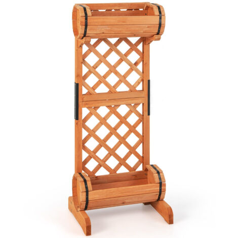 ÉCRAN TREILLIS DE Jardin En Bois Extensible Pour Plantes Grimpantes 40