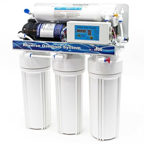 Système Osmose Inverse Naturewater 5 étapes Avec Pompe – 180L/jour – RO 50 GPD