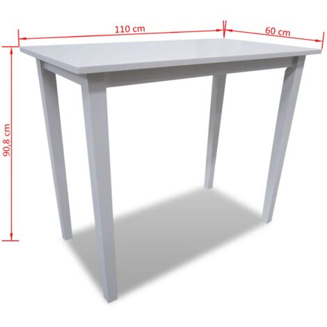 1204LIFE® Table de Bar Haute Table à manger de 2 à 4 personnes|Table de