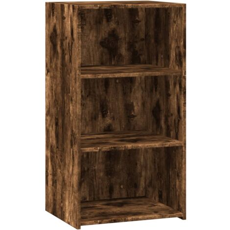 Buffet bahut commode armoire meuble de rangement organisateur cuisine salle de séjour salon 50 x 41 x 93 cm bois d'ingénierie marron (1/5)
