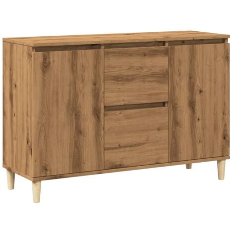 KEENSO Buffet Chêne Sonoma 60x30x70 Cm Bois D'ingénierie A811100 ES006 - Maison