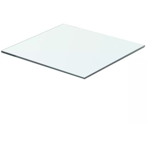Panneau pour étagère verre transparent 40 x 30 cm (1/2)