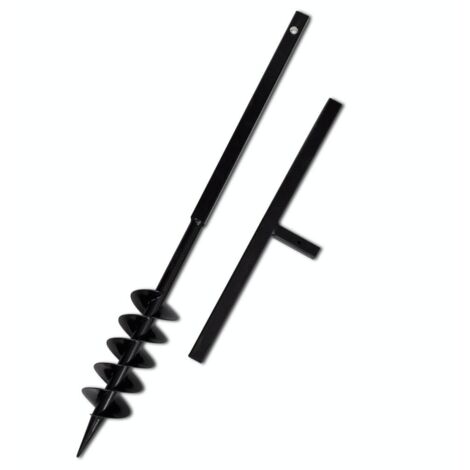 Bêche Et Tarière Manuelle 120 Mm Avec Rallonges - 13 M Total, Acier Renforcé - Pour Jardin, Plantation, Aération Compost