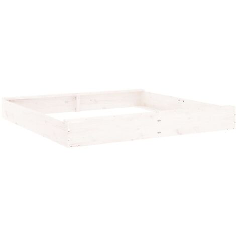 Wiltec Bac à sable – 980 x 980 x 200 mm – en Bois d’épicéa – avec Wiltec Bac à sable – 980 x 980 x 200 mm – en Bois d’épicéa – avec