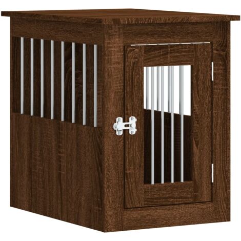 Meuble de cage pour chiens 45 x 62 x 59 cm marron (1/5)