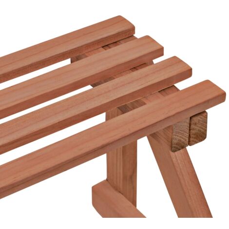Support roulant à plantes Bois de cèdre 4 pcs 25 x 25 cm