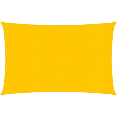 Voile d'ombrage 160 g/m² jaune 3 x 4,5 m pehd (1/5)