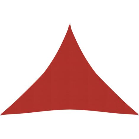 Voile d'ombrage 160 g/m² rouge 5 x 5 x 5 m PEHD (1/5)