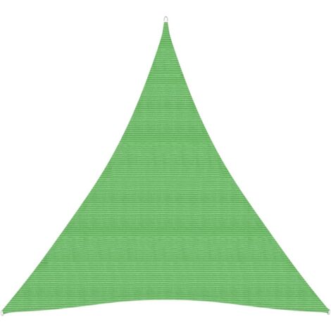 Voile d'ombrage 160 g/m² vert clair 5 x 7 x 7 m PEHD (1/5)