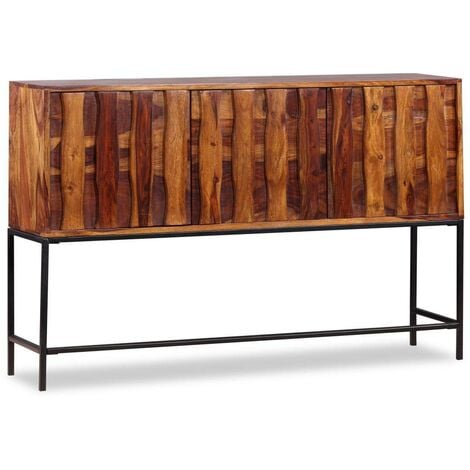 Buffet bahut armoire console meuble de rangement bois massif de