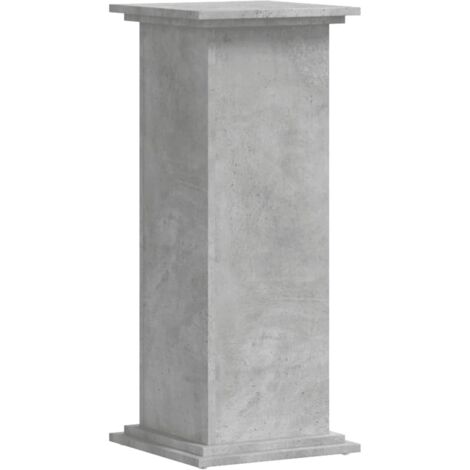 Support pour plantes meuble fleur 33 x 33 x 80 cm bois d'ingénierie gris (1/5)
