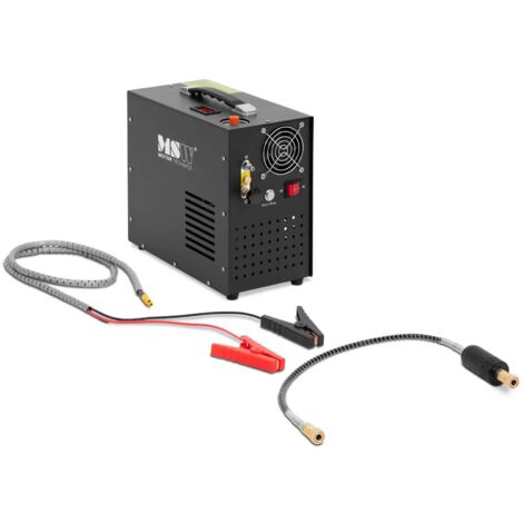 Compresseur pcp 300 bar 12/220 volts 400 watts arrêt automatique aluminium tôle de fer galvanisée noir (1/5)