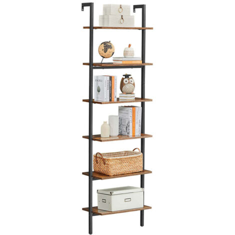 Bibliothèque Tour à Livres - 9 Niveaux, 170 X 39 X 39 Cm, En Acier, Pour Déco Et Rangement