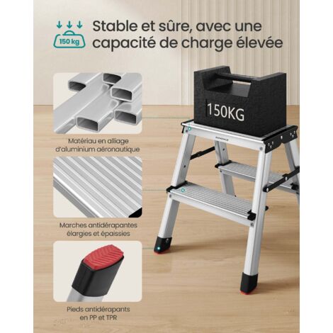 Marchepied pliable 2 marches – Trouvez le meilleur prix
