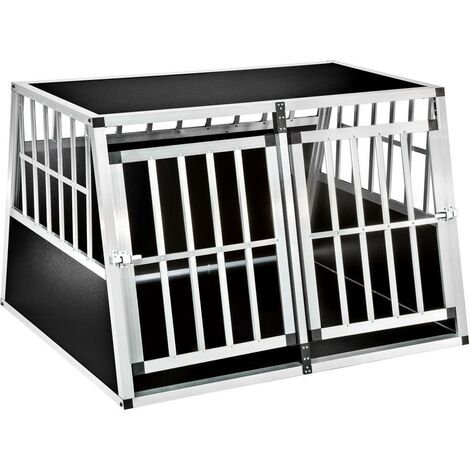 Cage pliante pour chien avec 2 portes (Taille : XXL