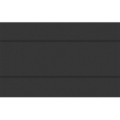 Bâche de piscine rectangulaire noire 500 x 800 cm (1/4)