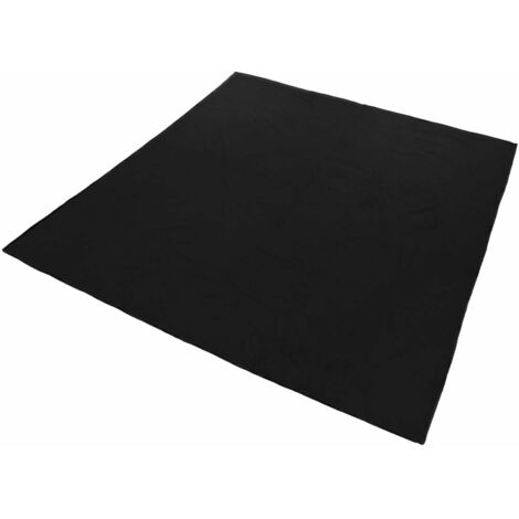 Plaid polaire noir 220 x 240 cm - Noir