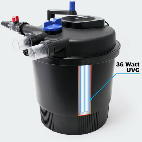Filtre de bassin à pression UVC 36 Watts jusqu'à 40000l