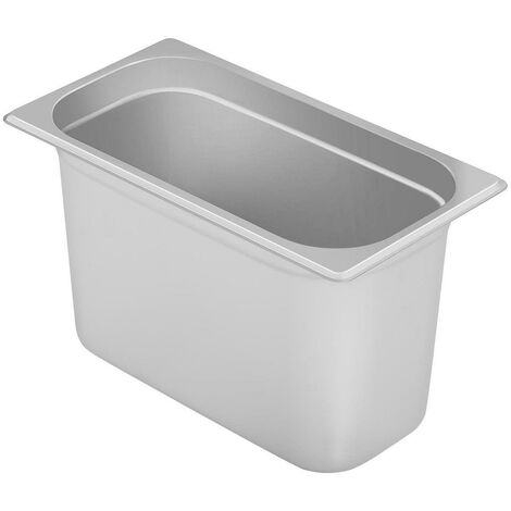 Bac Gastronorme APS 81300 GN 1/3 Récipient, Récipient Gastronorme En Acier Inoxydable, Dimensions 175 X 325 Mm/hauteur 200 Mm/volume 0,75 Litre Ggm Gastro