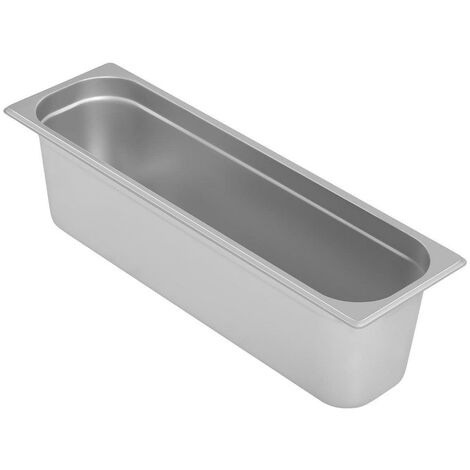 Bac Récipient Contenant Gastro Acier Inoxydable GN - 1/1 - 65 Mm Perfore 14 0000508