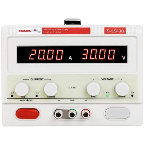 Alimentation de laboratoire - 0-30 V - 0-20 A DC - 600 watts