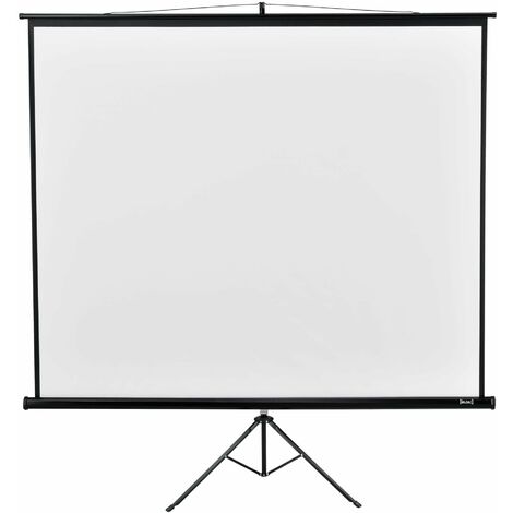 Écran de projection portable avec support trépied réglable HD 3D compatible 113 Pouces 203 x 203 cm (1/4)