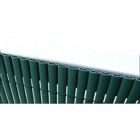 Brise-vue en PVC LARS360 - Protection contre le vent - Résistant aux UV - Vert - 90 x 300 cm - Jardin