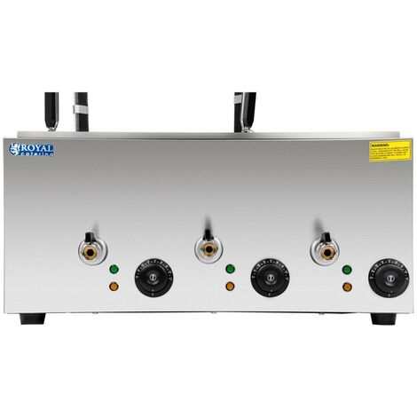 Cuiseur à Pâtes Professionnel 6 Paniers - 6000W, Acier Inoxydable - Plage Température 30-110°C - Pour Restaurants, Traiteurs