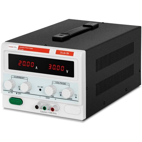 Alimentation de laboratoire faible ondulation résiduelle 0-30 V - 0-20 A CC - 600 watts (1/3)
