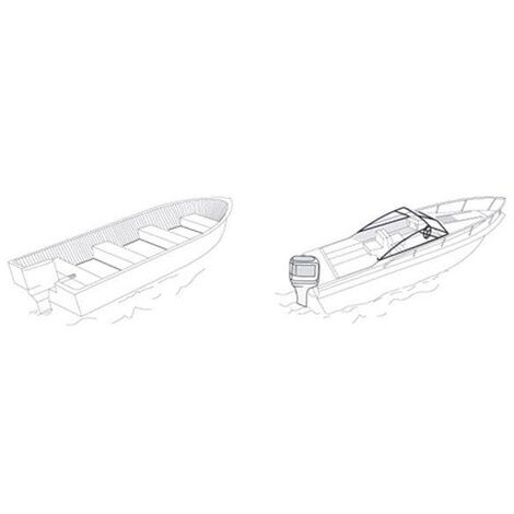 Pro-Tec Bâche de protection pour bateau avec accessoires jusqu'à 425-487x180 cm (M) Bleu