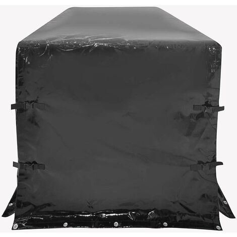Bâche grise de protection pour remorque Taille XL (200 x 120 x 7 cm)