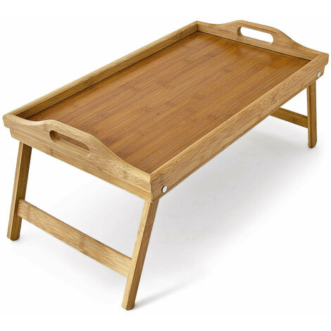 Plateau de lit pliable en bambou petit-déjeuner (1/5)