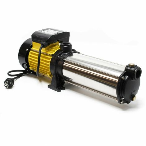 Pompe centrifuge multi-étages 9000 litres par heure 2200 watts 105m installation d’eau domestique (1/4)