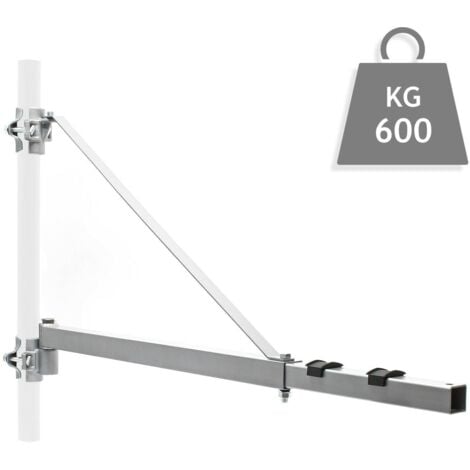 Bras pivotant levage palan support 600 g 110cm treuil câble potence