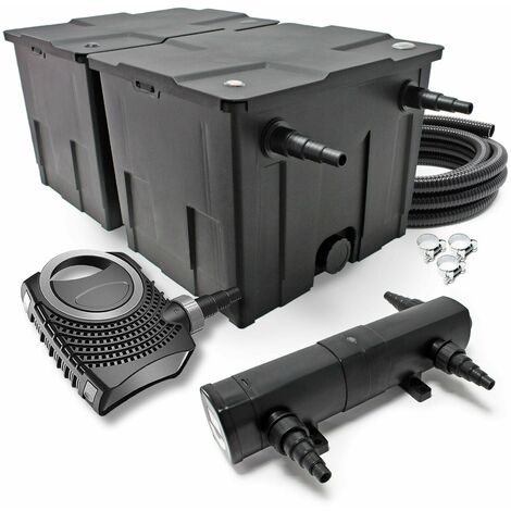 Kit set de filtration 36 watts pompe 6000 litres par heure tuyau 5 m (1/5)