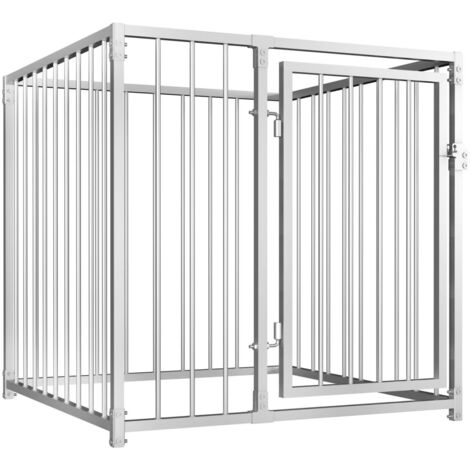 Chenil extérieur cage enclos parc animaux chien d'extérieur pour chiens 100 cm