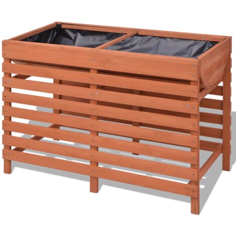 Jardinière 100 x 50 x 71 cm bois (1/4)