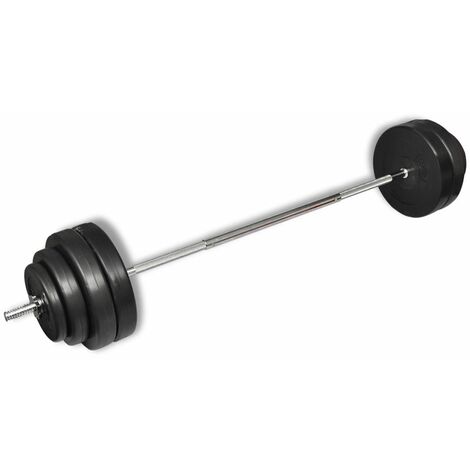 BARRE HALTERE POIDS elastique musculation bande elastique 100 LBS