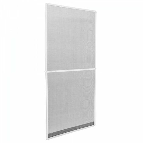 Moustiquaire porte balcon sans perçage 95 x 210 cm blanc