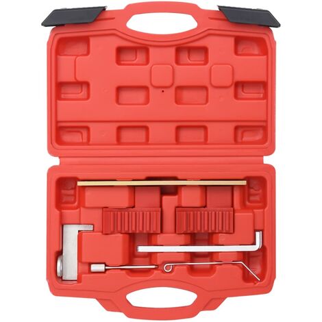 Kit d'outils de remplacement de calage du moteur courroie de distribution outil à main outil de réparation voiture véhicule garage atelier (1/5)