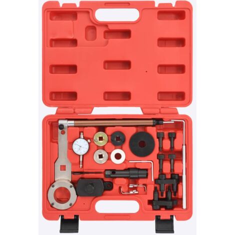 Kit d'outils de calage de moteur 22 pièces ensemble d'outils de calage de la distribution du moteur outils de voiture véhicules garage (1/5)