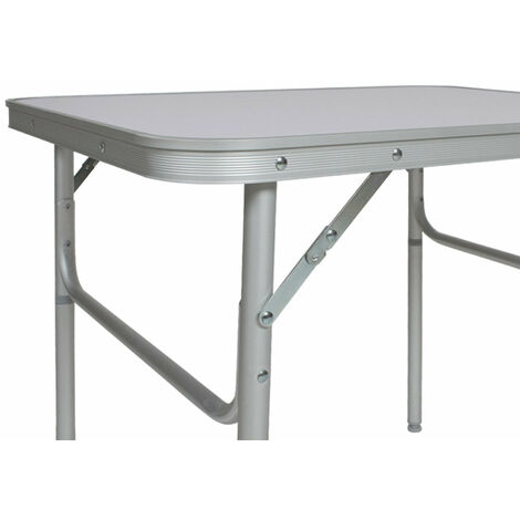 Table de salle à manger pliante portable en aluminium de 60 cm avec tréteaux pour camping, pique-nique, jardin, barbecue, ordinateur d'écriture, station de travail, économie d'espace, table pliante