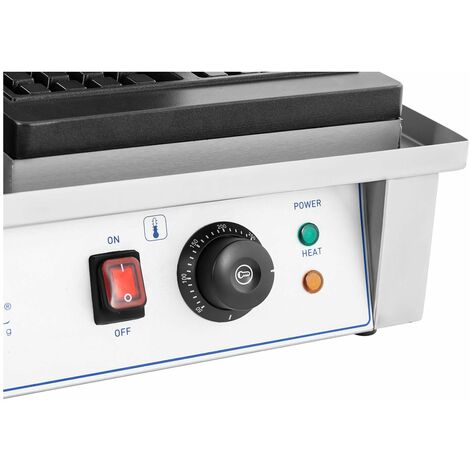 Gaufrier belge - rectangulaire - 2 000 W - Royal Catering