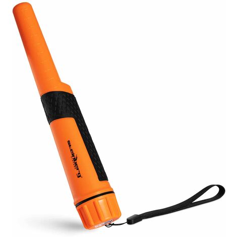 Pinpointer professionnel - Détecteur de métaux étanche - Oranje - LED-  Lampe de poche